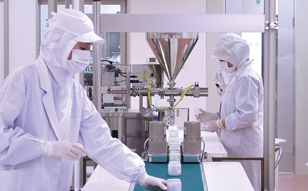 商品の製造風景